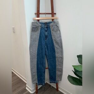 BDG Women's Wide Leg Jeans in Blue and Gray